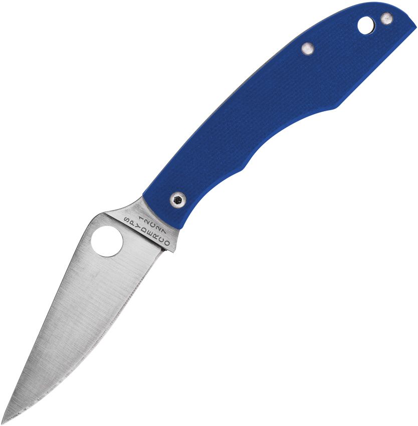 Spyderco Grasshopper Slip Joint Blue 2.25" Blade Folding Knife