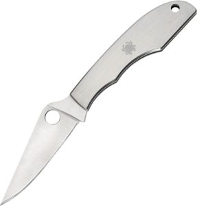 SC138P.jpg Spyderco Grasshopper Slip Joint - Stainless Handle