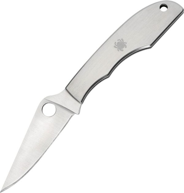 Spyderco Grasshopper Slip Joint - Stainless Handle