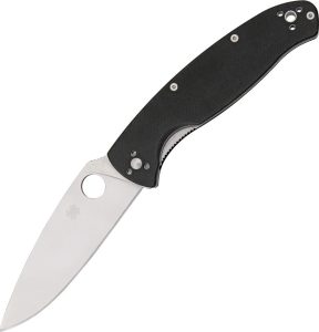 SC142GP.jpg Spyderco Resilience Linerlock - Black G10