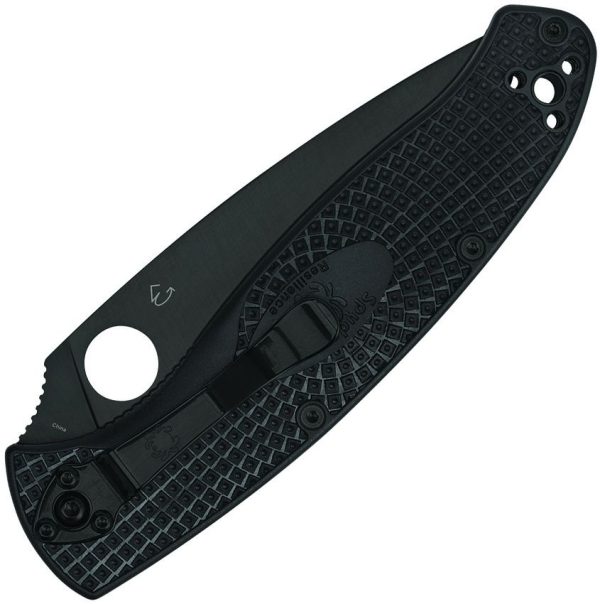 Spyderco Resilience Linerlock - Black Oxide