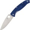 Spyderco Resilience Linerlock Folding Knife 4.25" CPM S35VN Blue