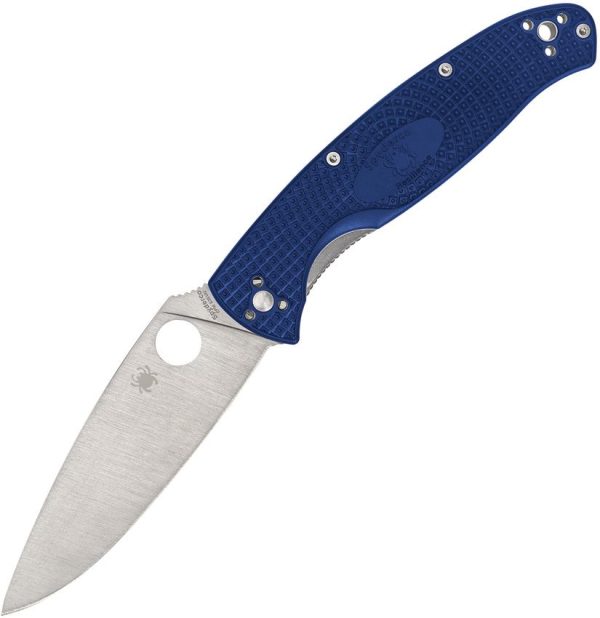 Spyderco Resilience Linerlock Folding Knife 4.25" CPM S35VN Blue