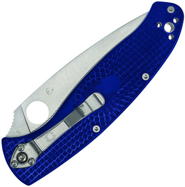 Spyderco Resilience Linerlock Folding Knife 4.25" CPM S35VN Blue