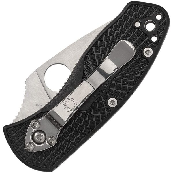 Spyderco Ambitious Light Linerlock Folding Knife 2.5" Black
