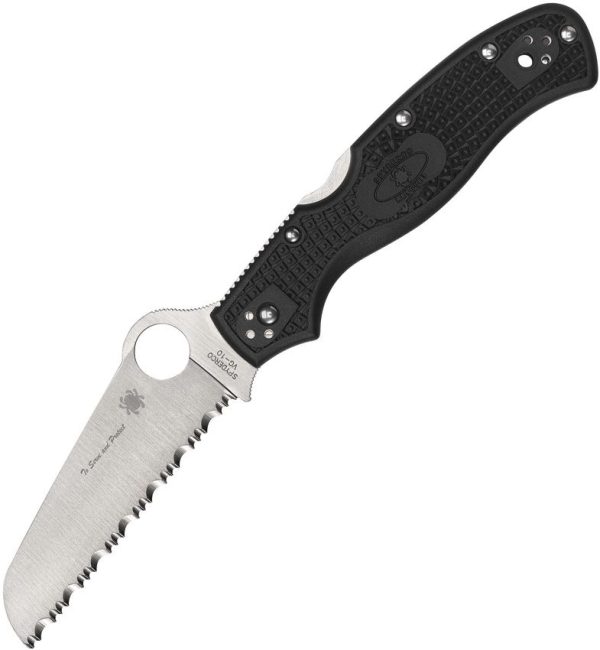 SC14FSBKBL3.jpg Spyderco Rescue 3 Lockback - Thin Blue Line