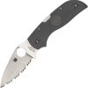 SC152SGY.jpg Spyderco Chaparral LWT Serrated Gray FRN Lockback