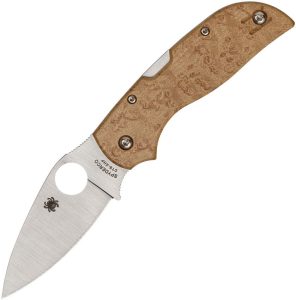 SC152WDP.jpg Spyderco Chaparral Bird's Eye Maple Lockback Folding Knife