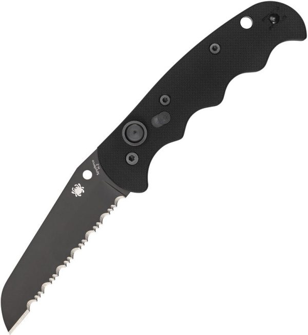Spyderco Auto Autonomy Serrated H1 Button Lock