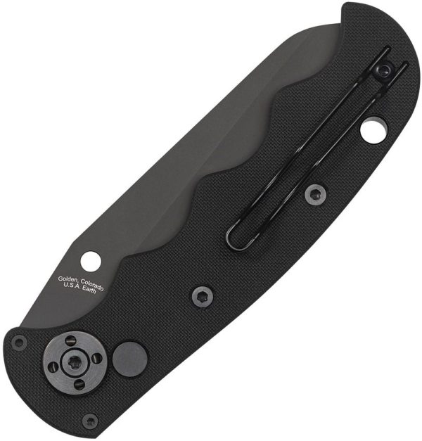 Spyderco Auto Autonomy Serrated H1 Button Lock