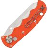 Spyderco Auto Autonomy Orange G10 Button Lock Knife