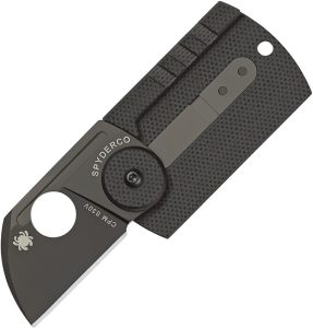SC188CFBBKP.jpg Spyderco Dog Tag Non-Locking Carbon Fiber Knife