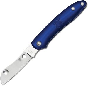 SC189PBL.jpg Spyderco Roadie Blue FRN Slip-Joint Knife
