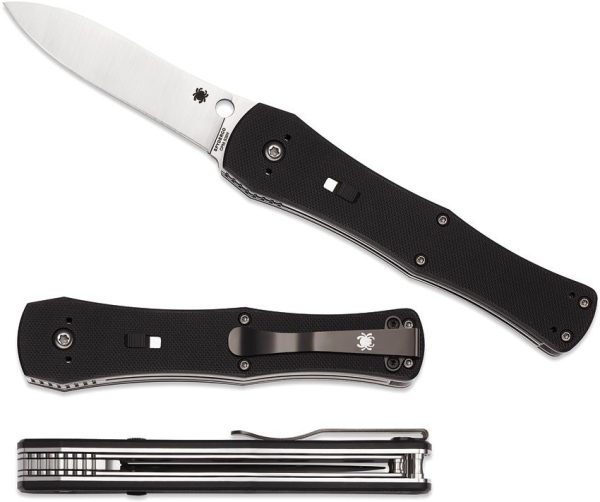 Spyderco JaniSong Balisong - CPM S30V Black G10