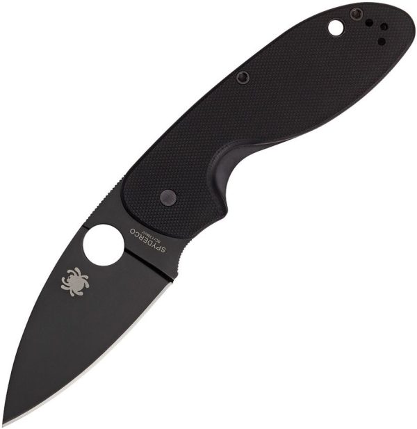 Spyderco Efficient Linerlock Black Oxide Blade