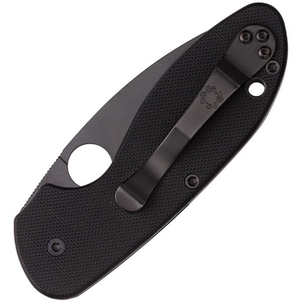 Spyderco Efficient Linerlock Black Oxide Blade