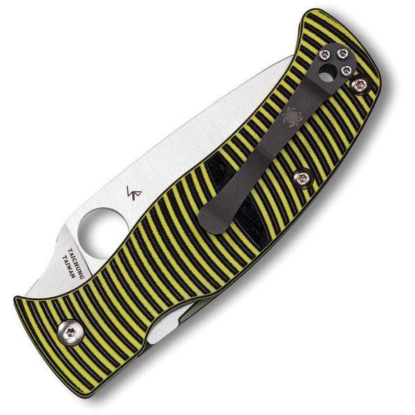 Spyderco Caribbean Compression Lock Folding Knife 3.63" LC200N