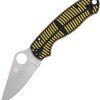 Spyderco Para 3 Salt Folding Knife CPM MagnaCut 2.9" Black Yellow