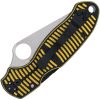 Spyderco Para 3 Salt Folding Knife CPM MagnaCut 2.9" Black Yellow