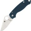 Spyderco Para 3 Compression Lock Folding Knife Cobalt Blue G10