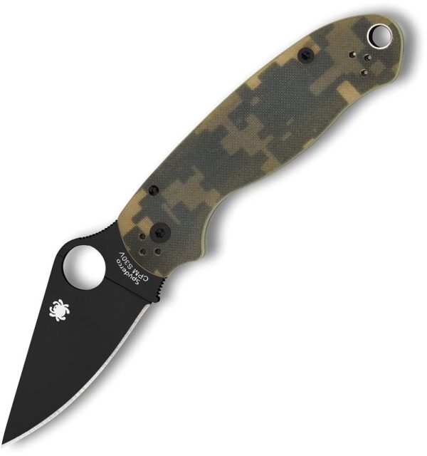 SC223GPCMOBK.jpg Spyderco Para 3 Black S45VN Camo G10