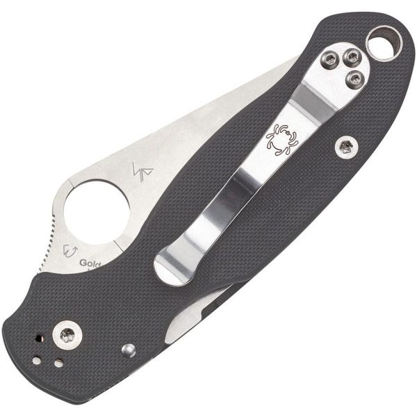 Spyderco Para 3 Compression Lock Maxamet Gray