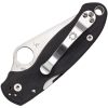 Spyderco Para 3 Folding Knife 3" S45VN Serrated Satin Blade Black G10