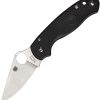 Spyderco Para 3 Satin CTS-BD1 Black FRN Folding Knife