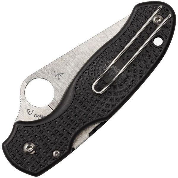 Spyderco Para 3 Satin CTS-BD1 Black FRN Folding Knife