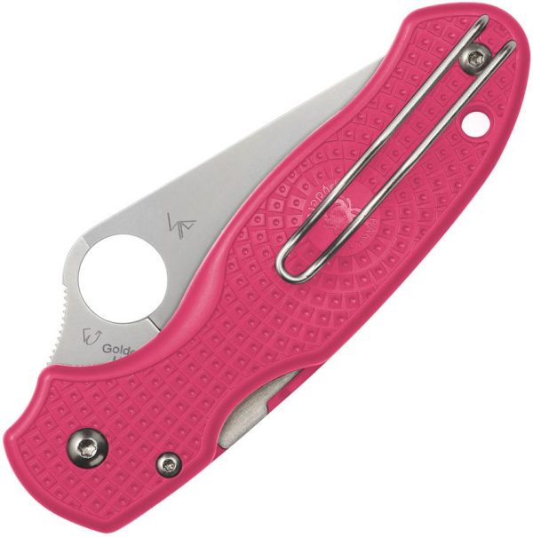 Spyderco Para 3 Pink FRN CTS-BD1 Stainless Folder