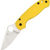 Spyderco Para 3 Salt MagnaCut Yellow FRN Folding Knife