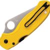 Spyderco Para 3 Salt Compression Lock - Yellow FRN