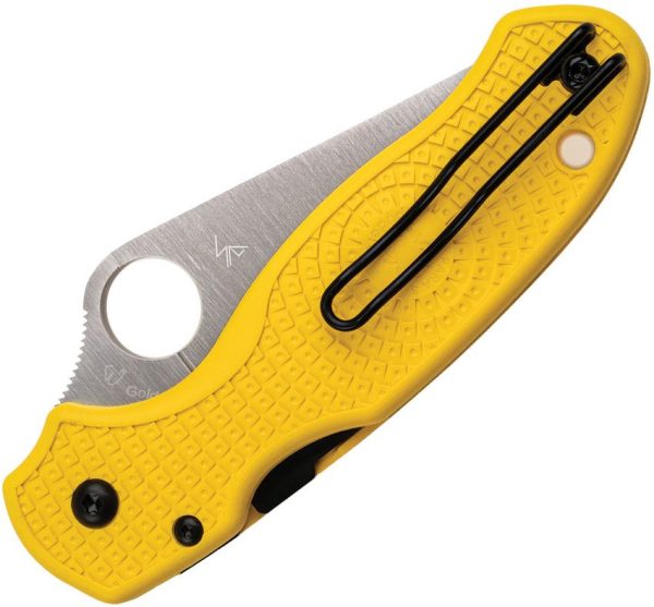 Spyderco Para 3 Salt Compression Lock - Yellow FRN