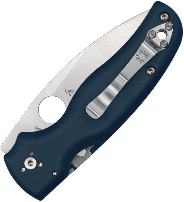 Spyderco Shaman Compression Lock - Cobalt Blue G10