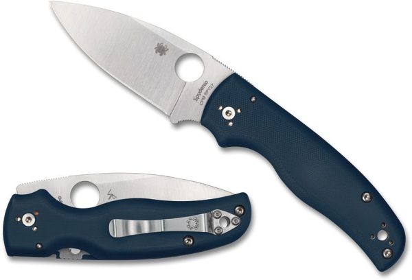 Spyderco Shaman Compression Lock - Cobalt Blue G10