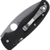 Spyderco Shaman Lightweight Folding Knife 3.5" CTS-BD1 Serrated Black