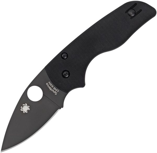 Spyderco Lil Native Compression Lock - Black DLC CPM S30V