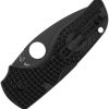 Spyderco Lil Native Lockback - Serrated Black DLC