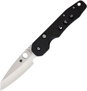 Spyderco Smock Folding Knife 3.5" CPM S30V Compression Lock Carbon Fiber
