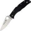 SC243FPSBKRD.jpg Spyderco Endela Red Line VG-10 Partially Serrated