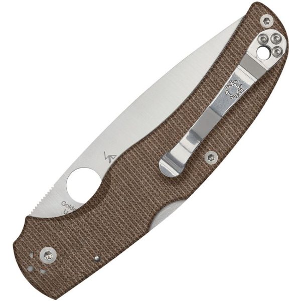 Spyderco Native Chief Cru-Wear Micarta - Brown
