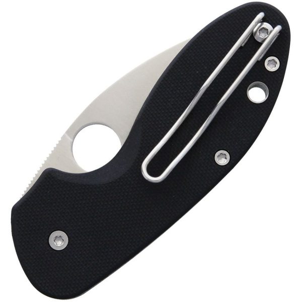 Spyderco Insistent Linerlock Folding Knife - Black G10