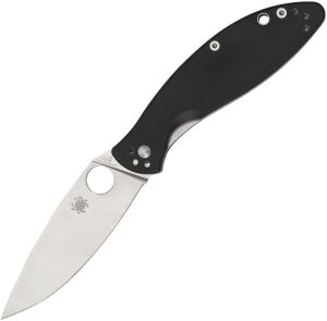 Spyderco Astute Linerlock Folding Knife - Black G10