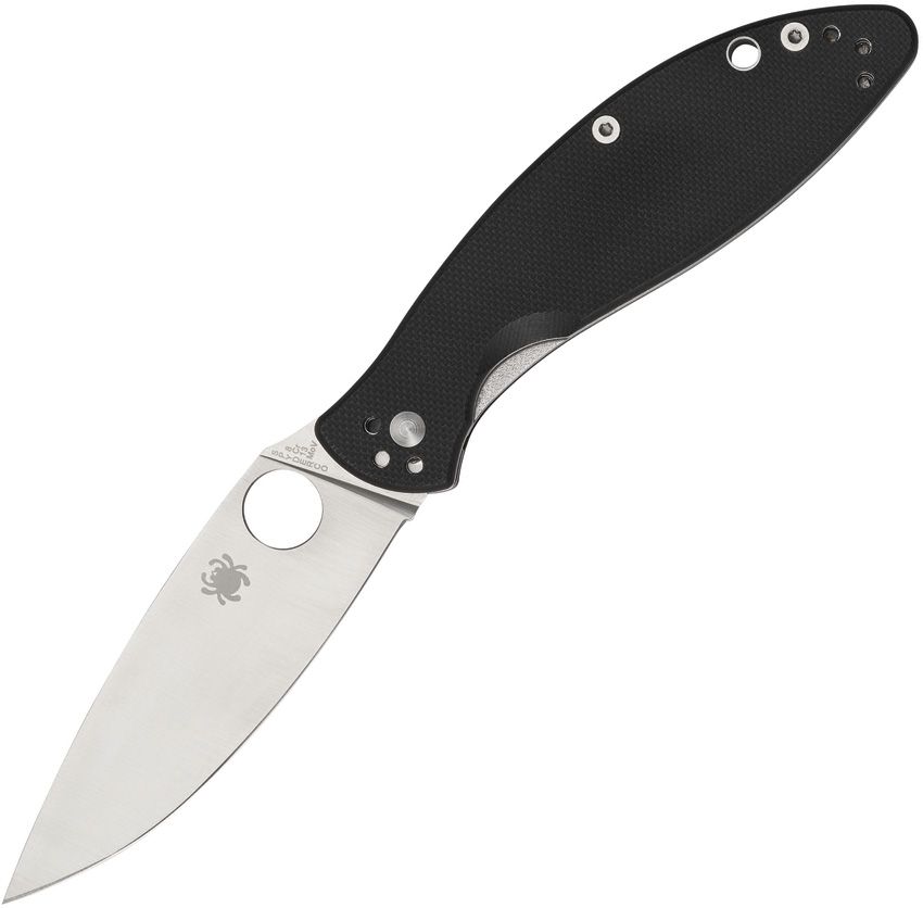 Spyderco Astute Folding Knife 3" 8Cr13MoV Linerlock Black G10