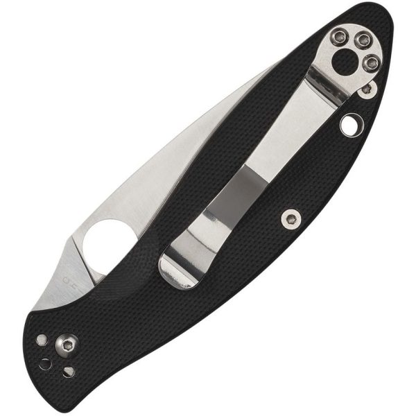 Spyderco Astute Linerlock Folding Knife - Black G10
