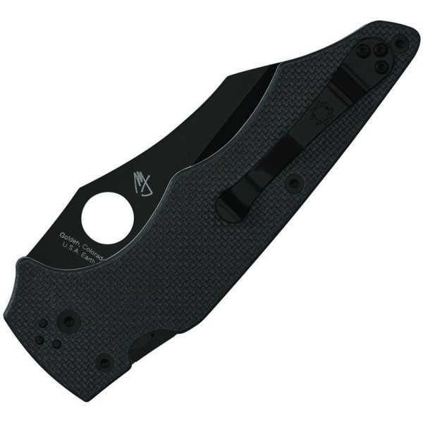 Spyderco YoJumbo Compression Lock Black DLC