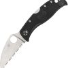 Spyderco RockJumper Lockback Folding Knife 3" Serrated VG-10