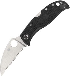 SC254SBK.jpg Spyderco RockJumper Lockback Folding Knife 3" Serrated VG-10