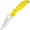 Spyderco Stretch 2 XL Lockback Folding Knife Yellow 4" H2