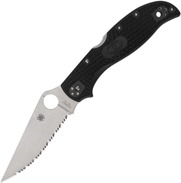 SC258SBK.jpg Spyderco Stretch 2 XL Serrated - Black VG-10